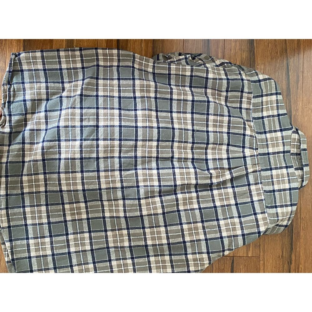 Carhartt 3xl Tall plaid Workwear Brown tan, Green plaid Heavy shirt jacket - Picture 4 of 5
